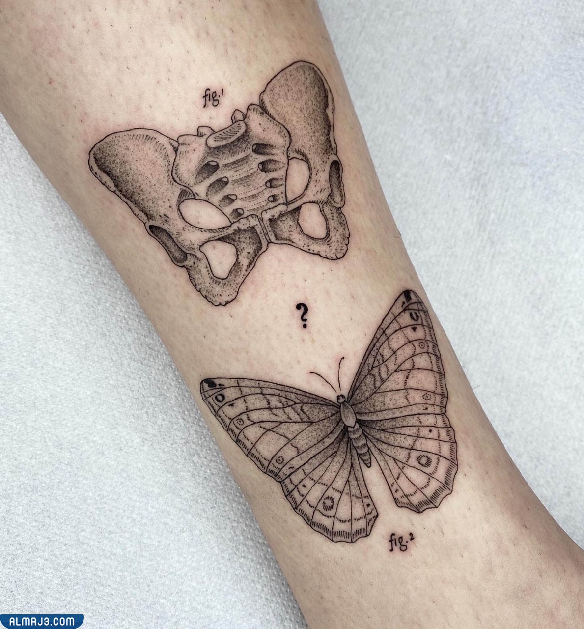 تاتو فراشة على اليد