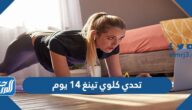 جدول تحدي كلوي تينغ 14 يوم