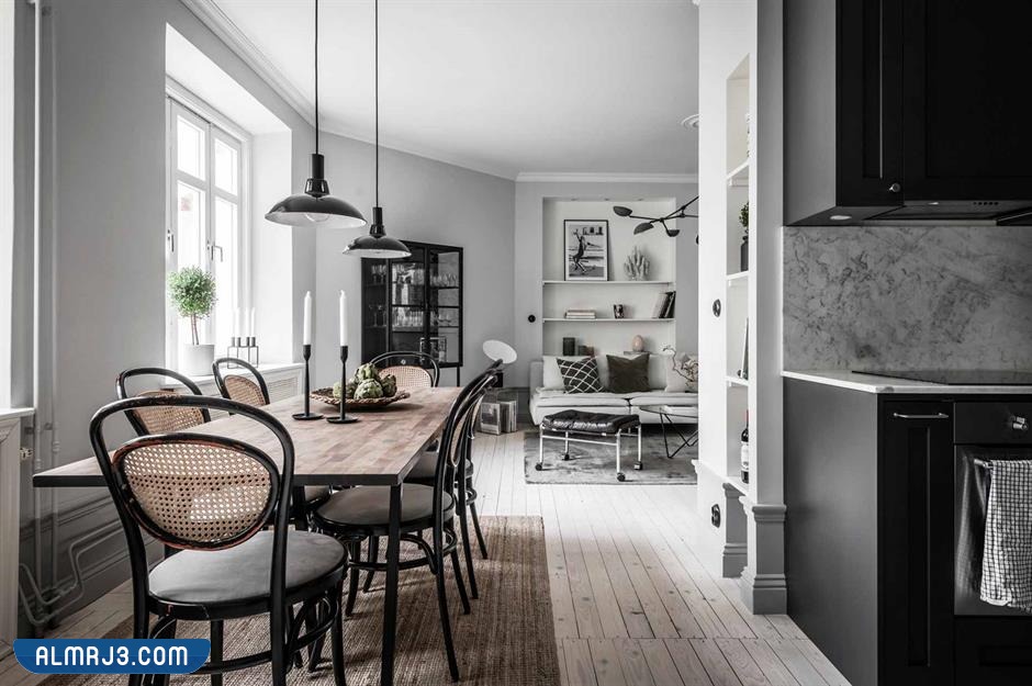صور لترتيب غرفة الطعام مع الأنتريه