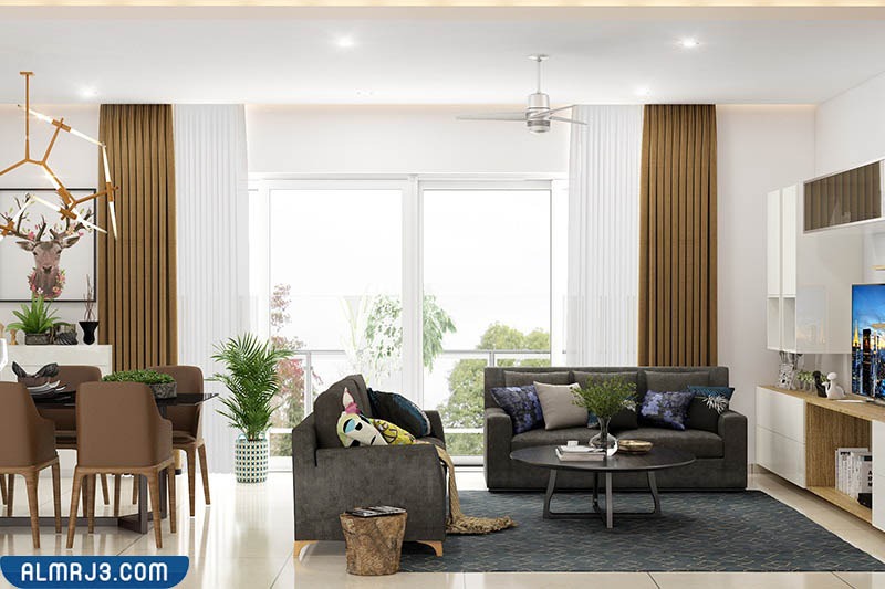 صور لترتيب غرفة الطعام مع الأنتريه