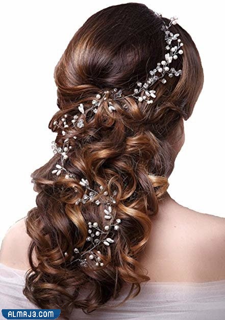 تسريحات بسيطة للشعر الطويل للأعراس