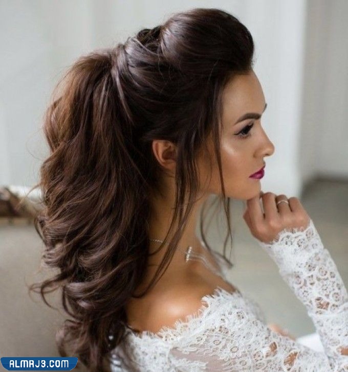 تسريحات بسيطة للشعر الطويل للأعراس