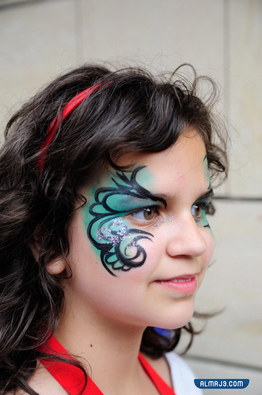 تصاميم وصور رسم على الوجه اليوم الوطني 92 مميزة جدا