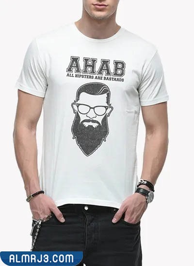 تيشيرت مطبوع حسب ما يحبه الرجل