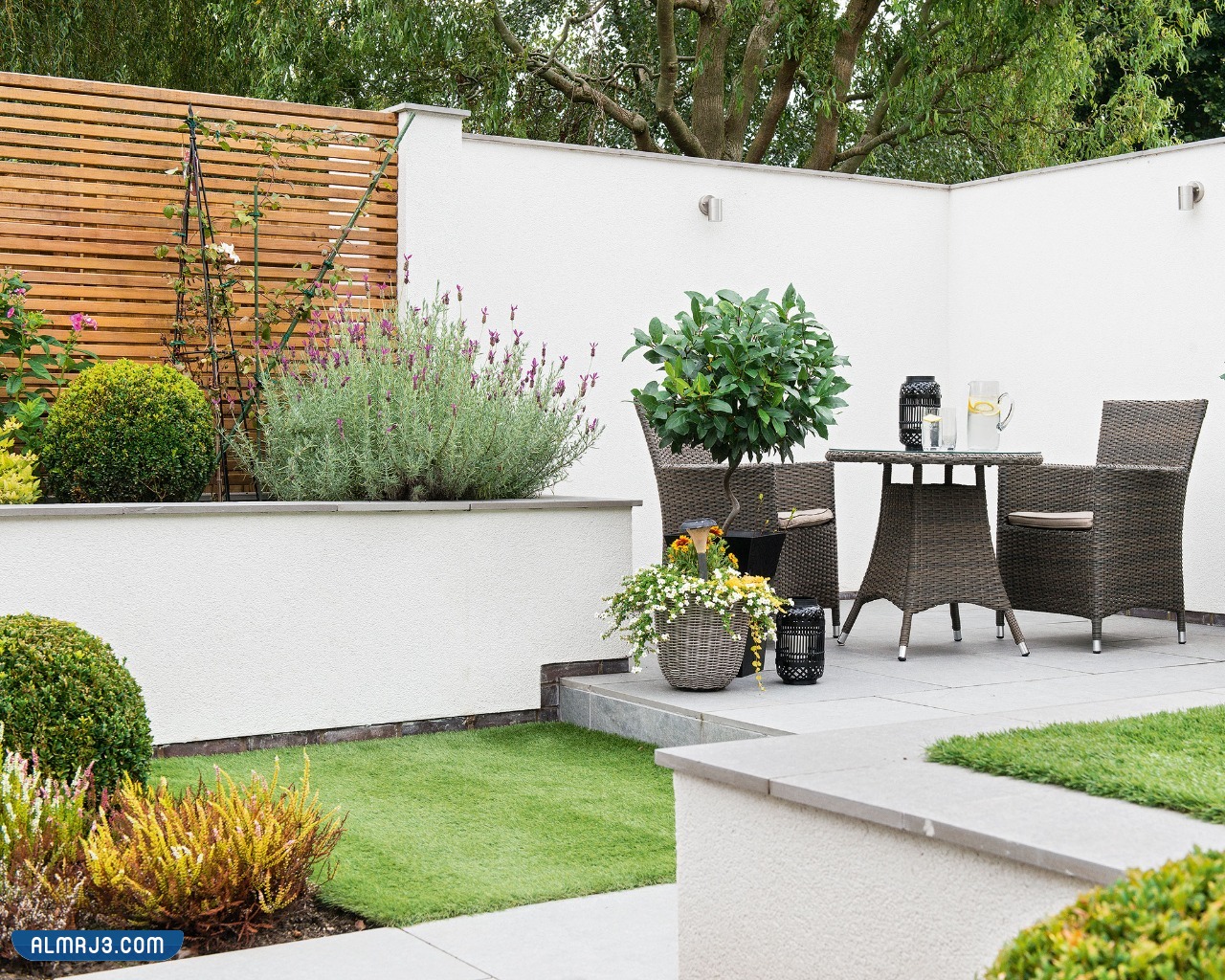 ديكورات حدائق منزلية بسيطة