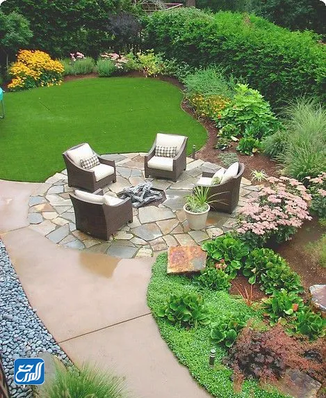 ديكورات حدائق منزلية صغيرة مودرن