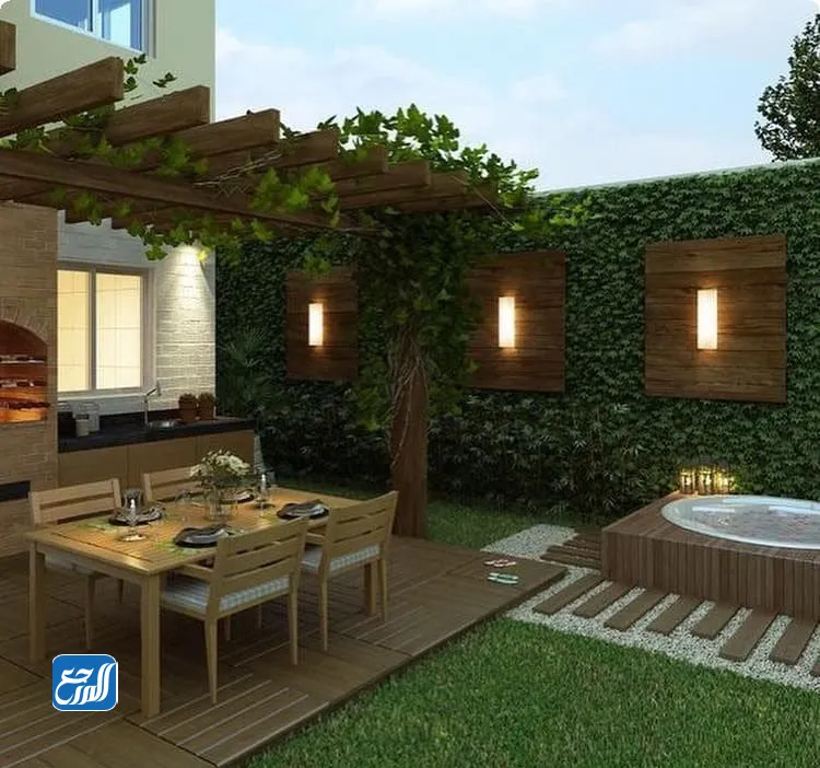 ديكورات حدائق منزلية صغيرة مودرن