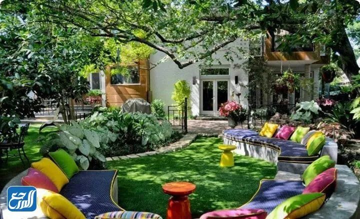 ديكورات حدائق منزلية صغيرة مودرن
