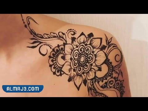 رسومات حنة على الجسم للعروسة الرقيقة