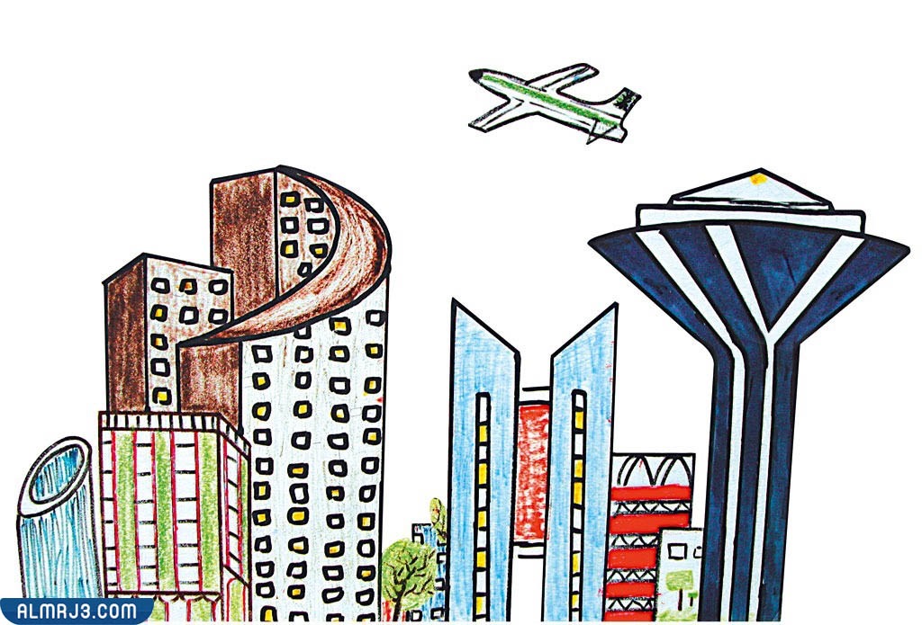 رسومات عن مدينة الرياض