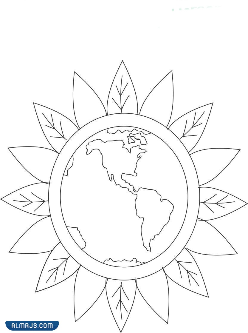 رسومات للتلوين عن يوم التخضير