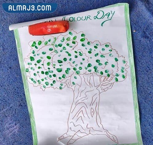 رسومات للتلوين عن يوم التخضير