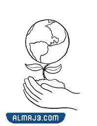 رسومات للتلوين عن يوم التخضير