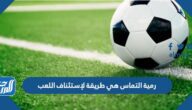 رمية التماس هي طريقة لإستئناف اللعب