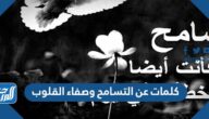 كلمات عن التسامح وصفاء القلوب مكتوبة وبالصور