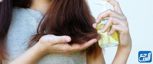 كم مدة الزيت على الشعر الجاف والدهني