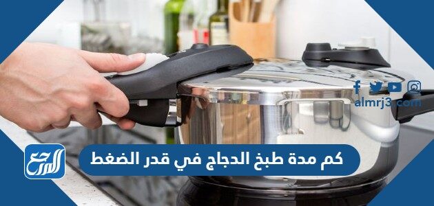 كم مدة طبخ الدجاج في قدر الضغط