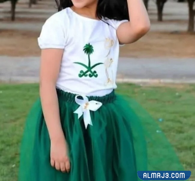 اليوم الوطني السعودي الـ 92 لارتداء الأطفال ، أفكار لباس العيد الوطني للبنات