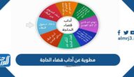 مطوية عن آداب قضاء الحاجة