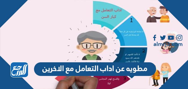 مطويه عن اداب التعامل مع الاخرين