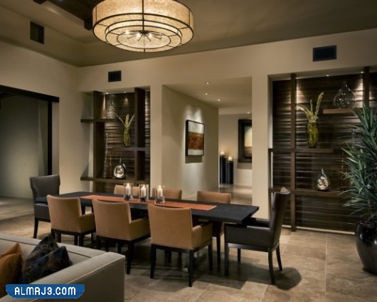صور ديكورات غرفة طعام مفتوحة على الصالة 2023