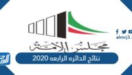 نتائج الدائره الرابعه 2020 الكويت