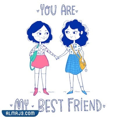 كيف اكتب بست فرند بالانجليزي