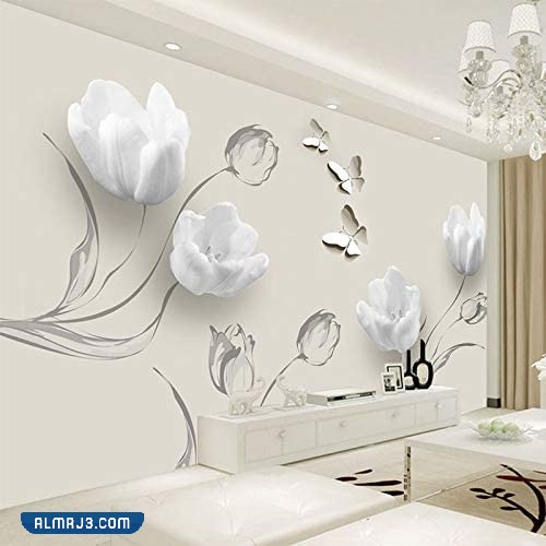 ورق جدران ثلاثي الابعاد للمجالس 2023 فخم