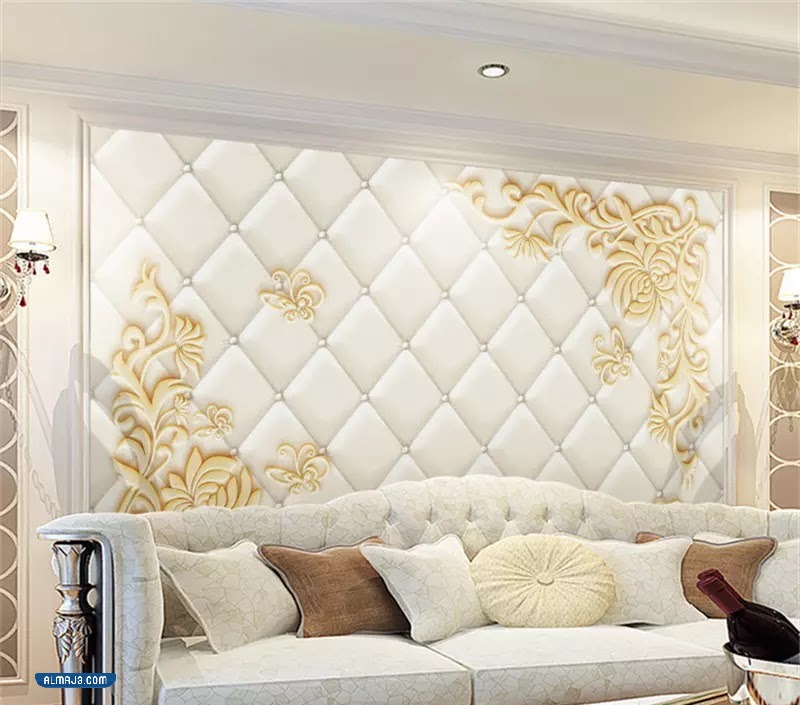 ورق جدران ثلاثي الابعاد للمجالس 2023 فخم