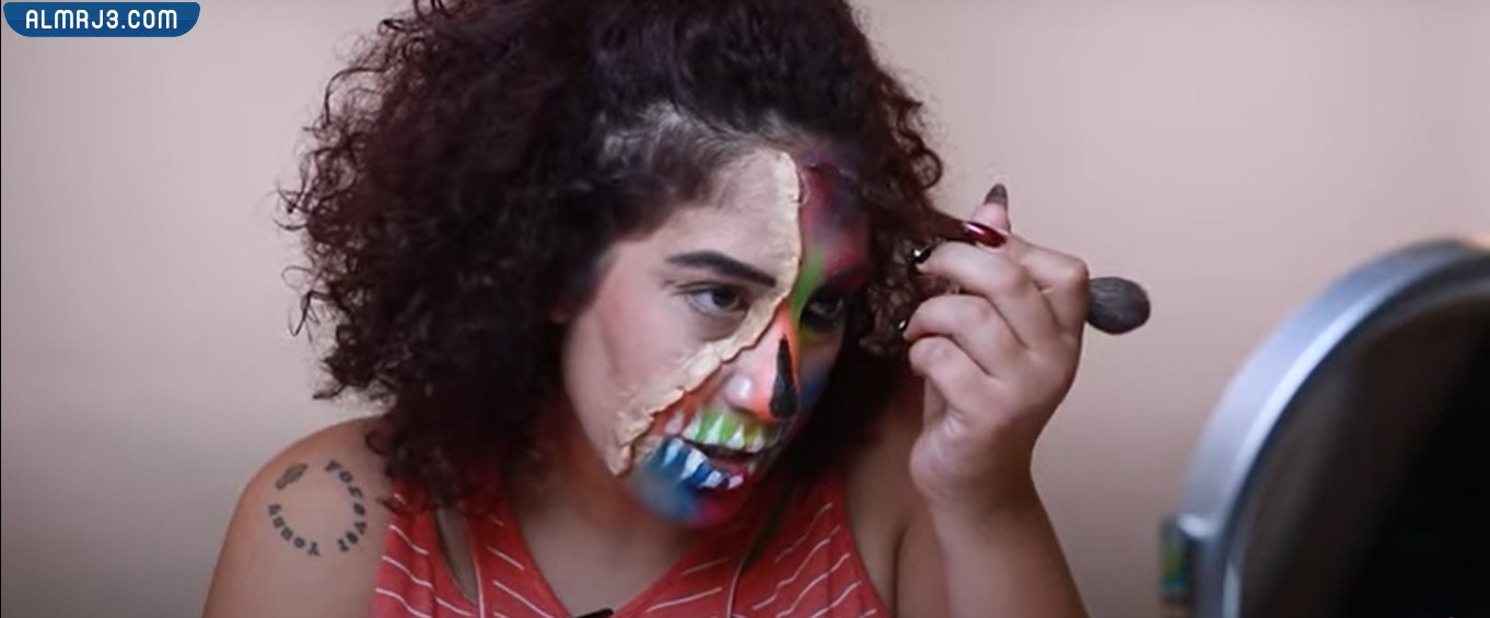 طريقة تطبيق ميك اب هالوين سهل بالخطوات المصورة - موقع المرجع