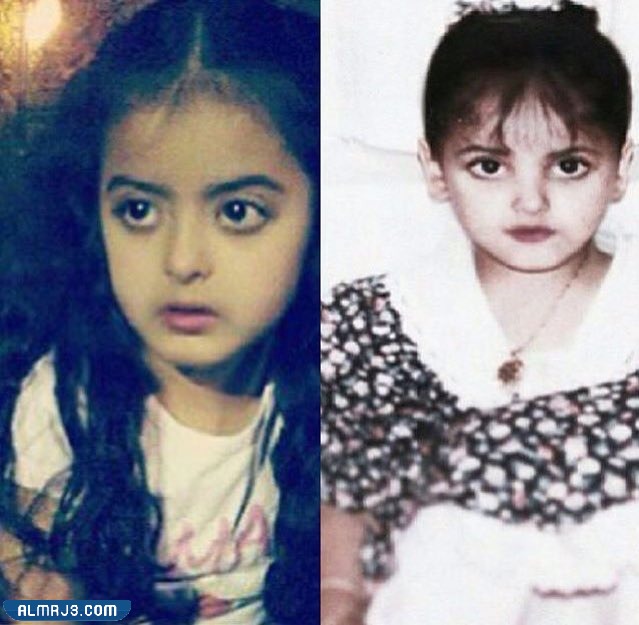 صور افنان الباتل وهي صغيره
