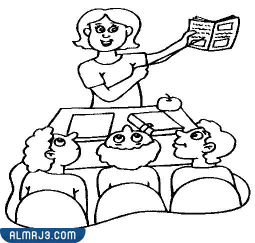 رسومات عن يوم المعلم للتلوين 2022 جاهزة للطباعة