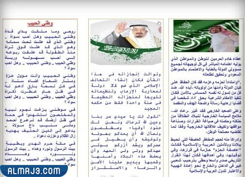 مطوية عن البيعة الثامنة للملك سلمان