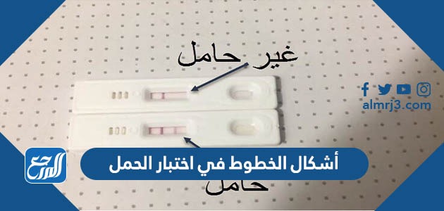 أشكال الخطوط في اختبار الحمل