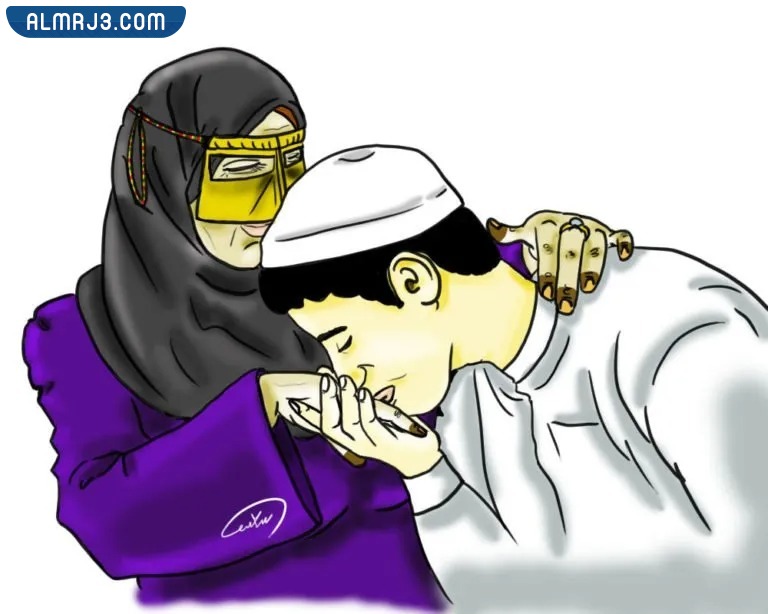 أعمال فنية عن بر الوالِدين