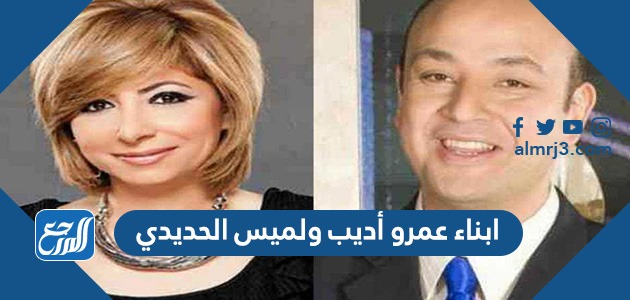ابناء عمرو أديب ولميس الحديدي