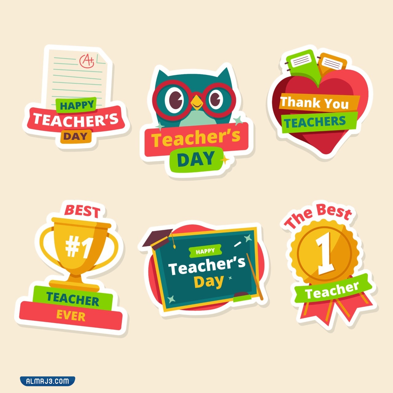 استكرات يوم المعلم