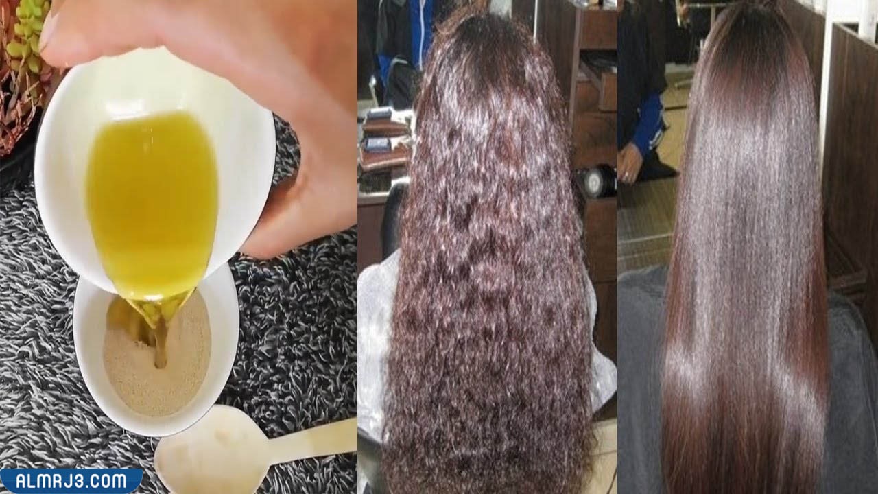 الزبادي وزيت الزيتون لتطويل الشعر 10 سم في اسبوع