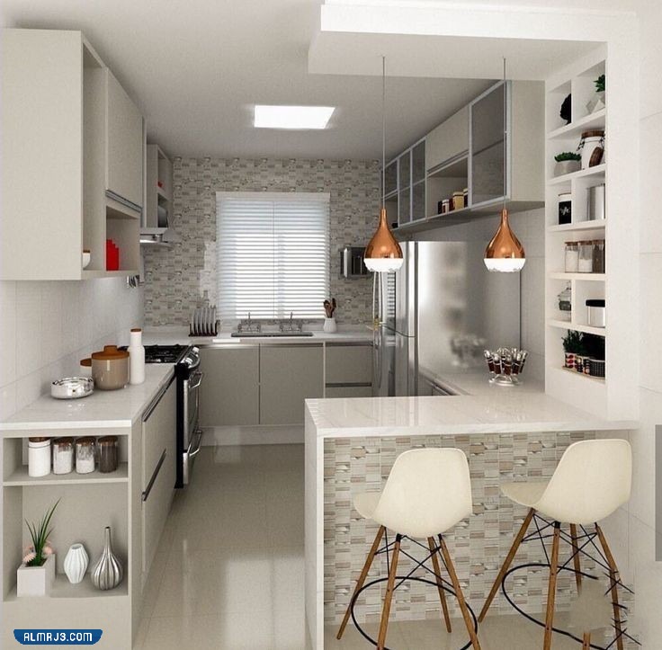 حيلة المطبخ الأمريكي المفتوح على الصالة للمطابخ الضيقة