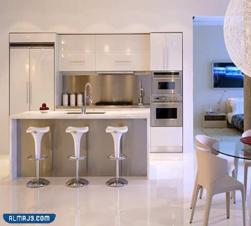 حيلة المطبخ الأمريكي المفتوح على الصالة للمطابخ الضيقة