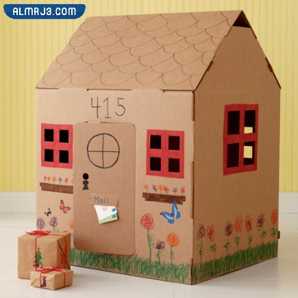 بيت من الكرتون