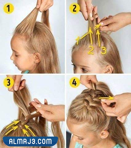 تسريحات شعر للمدرسة بالصور والخطوات