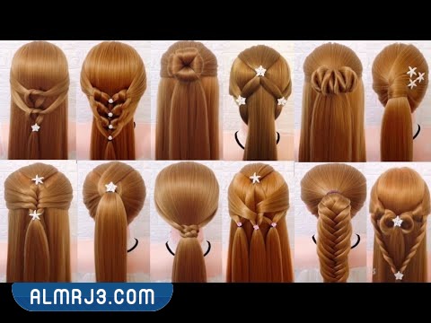 تسريحات شعر للمدرسة للشعر المتوسط