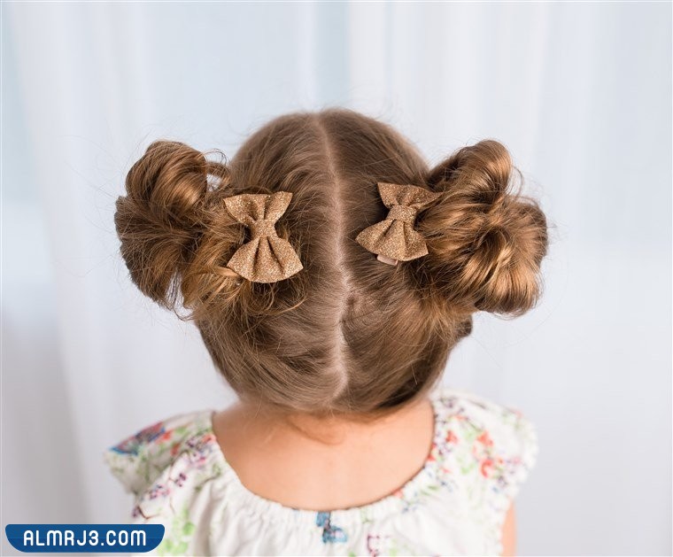 تسريحة الكعكتين المتوازيتين