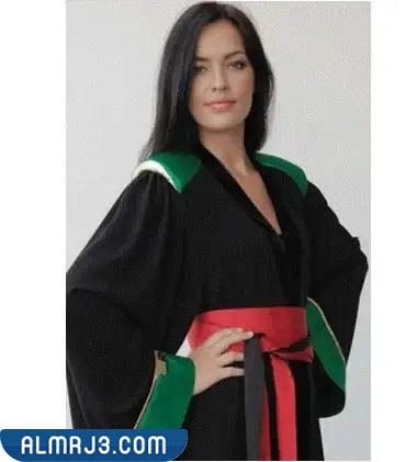 تصاميم فساتين سهرة وعباءات بألوان العلم الإماراتي بالصور