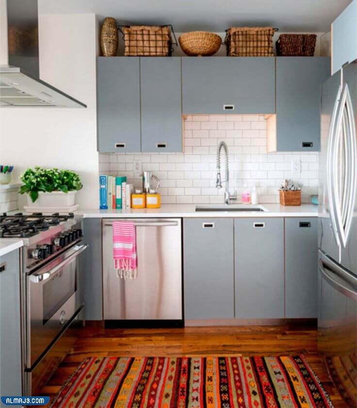 تصميمات مطابخ صغيرة الحجم