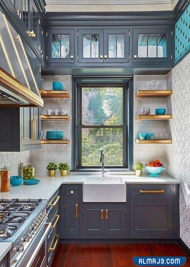 تصميمات مطابخ صغيرة الحجم