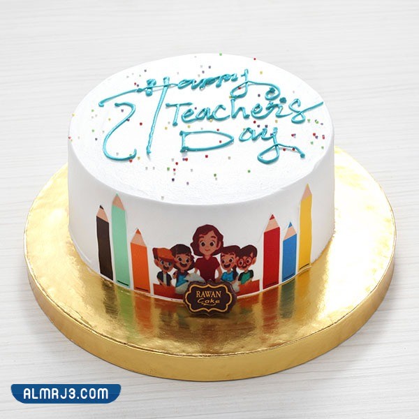 تصميمات كيكات يوم المعلم 1444
