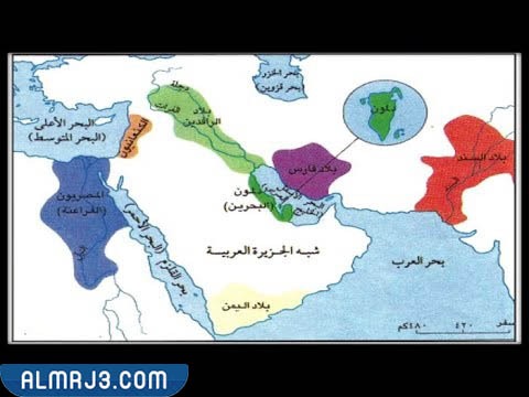 خريطة حَضارة دِلمون