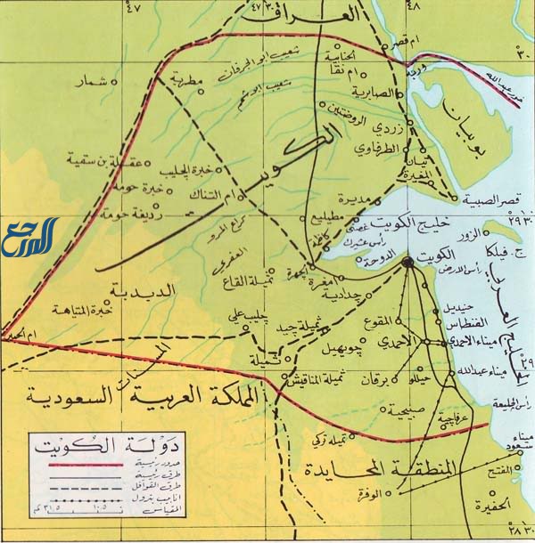 خريطة الكويت